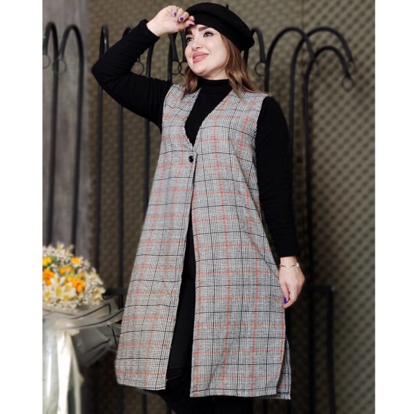 36600331-1-min سارافون کشمیر چهارخونه - مانتو پاتریس رشت