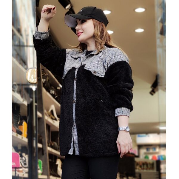 شکت تدی چهارخونه - مانتو پاتریس رشت