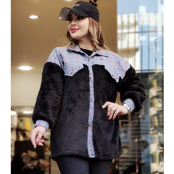 شکت تدی چهارخونه - مانتو پاتریس رشت