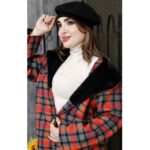 مانتو چهارخونه کلاه تدی - مانتو پاتریس رشت