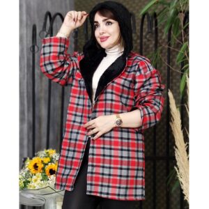 مانتو چهارخونه کلاه تدی - مانتو پاتریس رشت