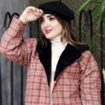 مانتو چهارخونه کلاه تدی - مانتو پاتریس رشت