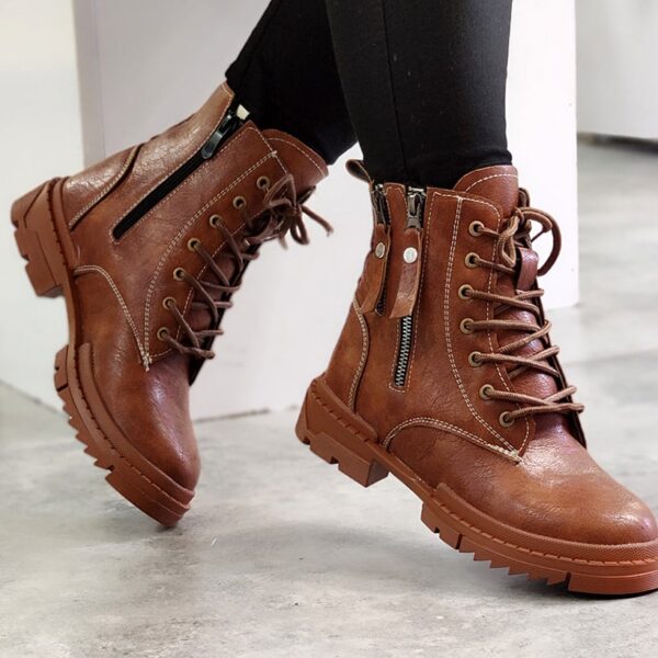 3700038-5-min نیم بوت دو زیپ قهوه ای - مانتو پاتریس رشت