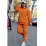 ست هودی شلوار بغل چاک - مانتو پاتریس رشت