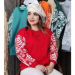 بلوز دورس آستین طرحدار - مانتو پاتریس رشت