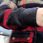 مانتو چهارخونه کلاهدار فوتر