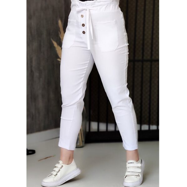 شلوار مام فیت جلو جیب - مانتو پاتریس رشت