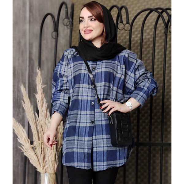 مانتو پانچ موهر چهارخونه - مانتو پاتریس رشت