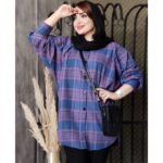 مانتو پانچ موهر چهارخونه - مانتو پاتریس رشت