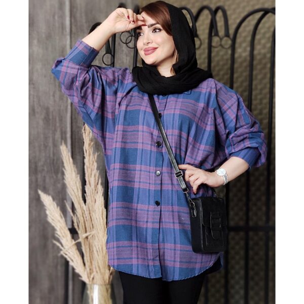 مانتو پانچ موهر چهارخونه - مانتو پاتریس رشت