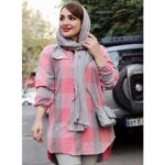 مانتو موهر جیب نما چهارخونه - مانتو پاتریس رشت