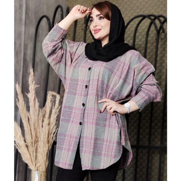 مانتو پانچ موهر چهارخونه - مانتو پاتریس رشت