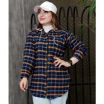 سویشرت چهارخونه کلاهدار