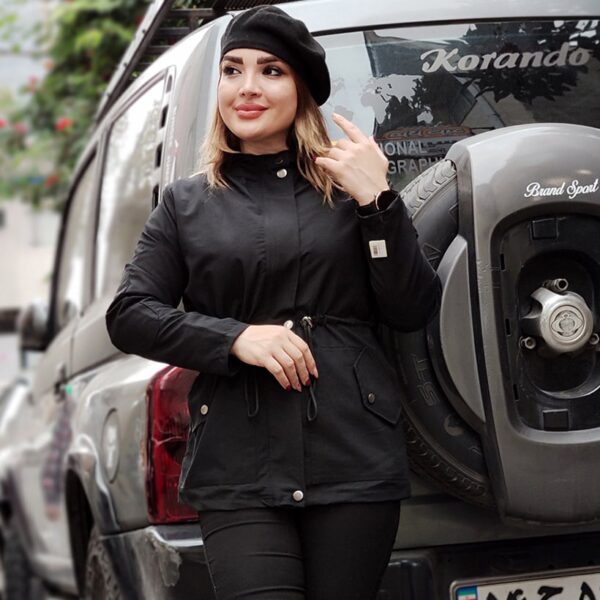 بارانی کتان کوتاه - مانتو پاتریس رشت