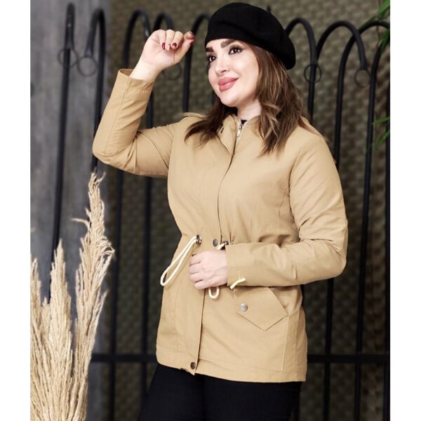 بارانی کتان کوتاه - مانتو پاتریس رشت