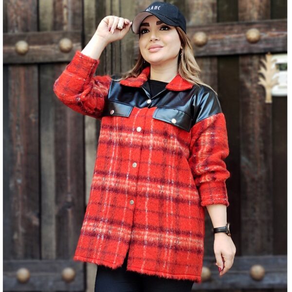 شکت چهارخونه فوتر - مانتو پاتریس رشت