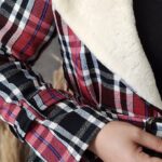 پالتو چهارخونه یقه خز - مانتو پاتریس رشت