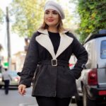 پالتو کتی فوتر یقه خز - مانتو پاتریس رشت