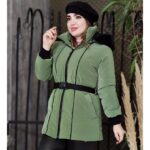 کاپشن سیلیکونی کلاه خز - مانتو پاتریس رشت