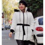 کاپشن سیلیکونی کلاه خز - مانتو پاتریس رشت