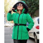 کاپشن سیلیکونی کلاه خز - مانتو پاتریس رشت