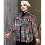 شکت چهارخونه ریش ریش - مانتو پاتریس رشت