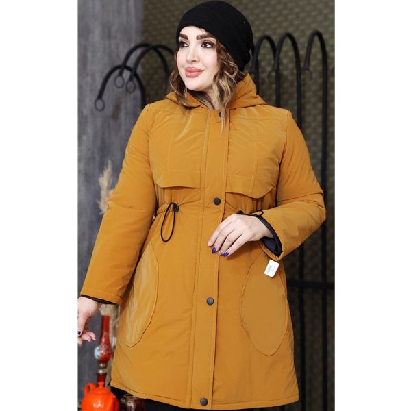 کاپشن سییکونی کمرگت - مانتو پاتریس رشت