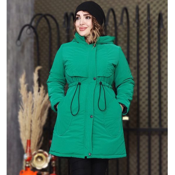 کاپشن سییکونی کمرگت - مانتو پاتریس رشت