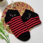 جوراب مچی گربه راه راه - مانتو پاتریس رشت