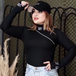 بادی فانریپ مشکی دو زیپ - مانتو پاتریس رشت