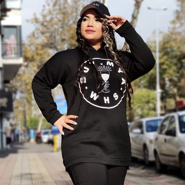 هودی دورس چاپ دایره - مانتو پاتریس رشت