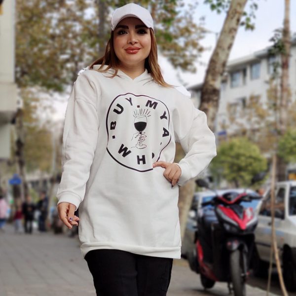 هودی دورس چاپ دایره - مانتو پاتریس رشت