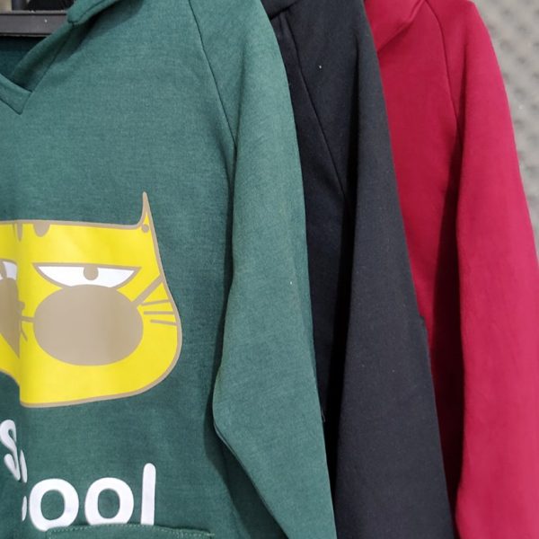 هودی دورس چاپ گربه - مانتو پاتریس رشت