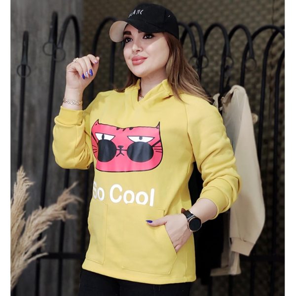 هودی دورس چاپ گربه - مانتو پاتریس رشت