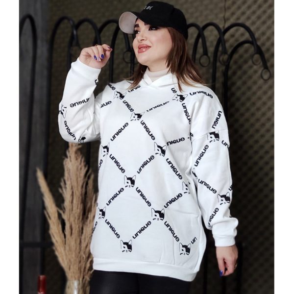 هودی تمام چاپ گربه - مانتو پاتریس رشت