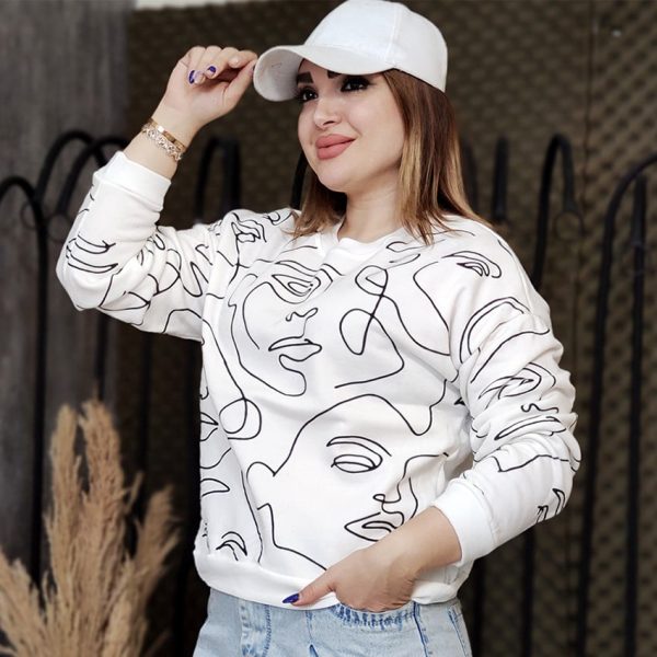 بلوز دورس کراپ چاپ رخ - مانتو پاتریس رشت