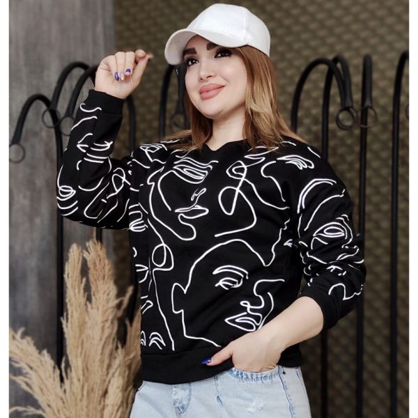 بلوز دورس کراپ چاپ رخ - مانتو پاتریس رشت