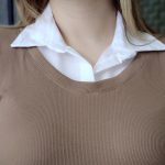 بلوز یقه سفید فانریپ - مانتو پاتریس رشت