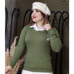 بلوز یقه سفید فانریپ - مانتو پاتریس رشت