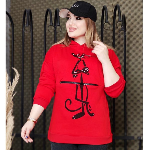 هودی پلنگ صورتی - مانتو پاتریس رشت