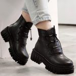 بوت بند کشی مشکی - مانتو پاتریس رشت