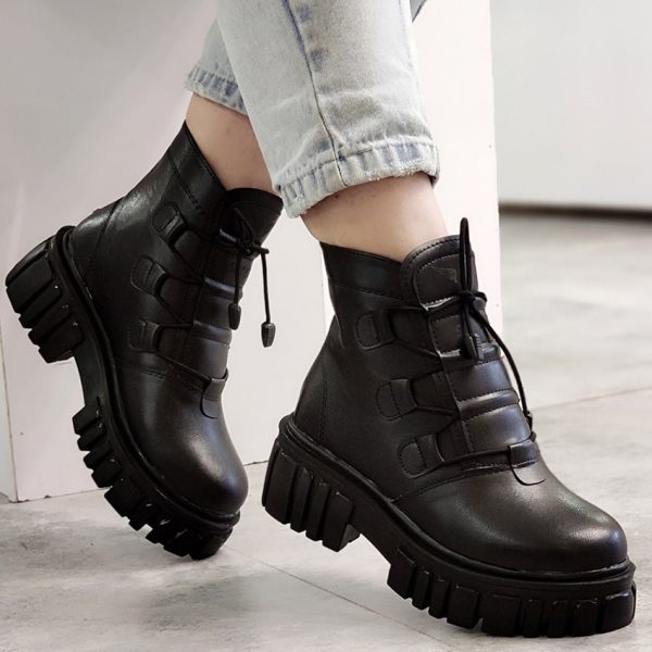 بوت بند کشی مشکی - مانتو پاتریس رشت