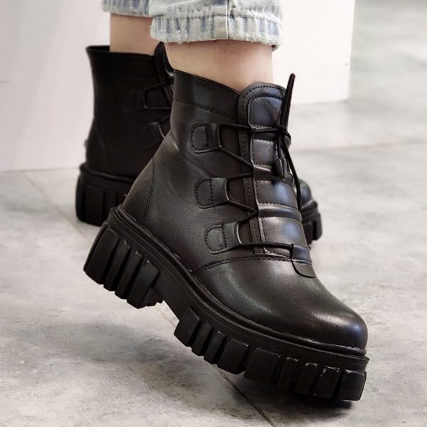 بوت بند کشی مشکی - مانتو پاتریس رشت