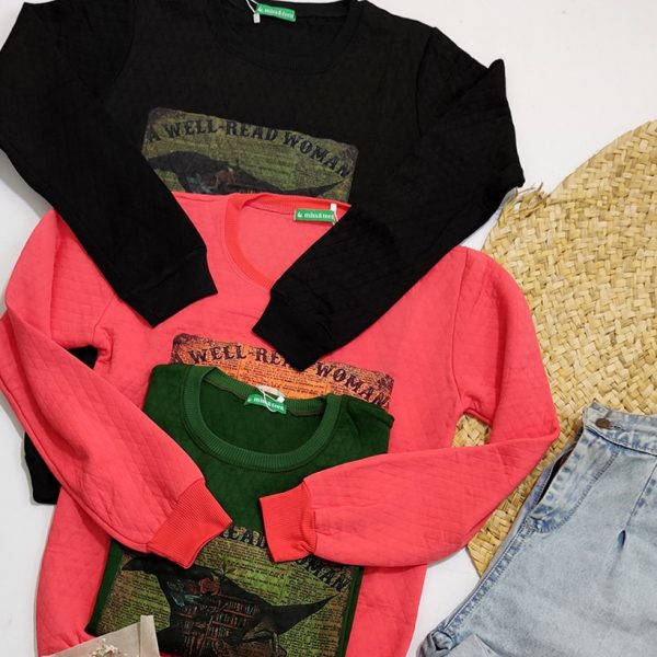 بلوز آستین بلند چاپ جادوگر -