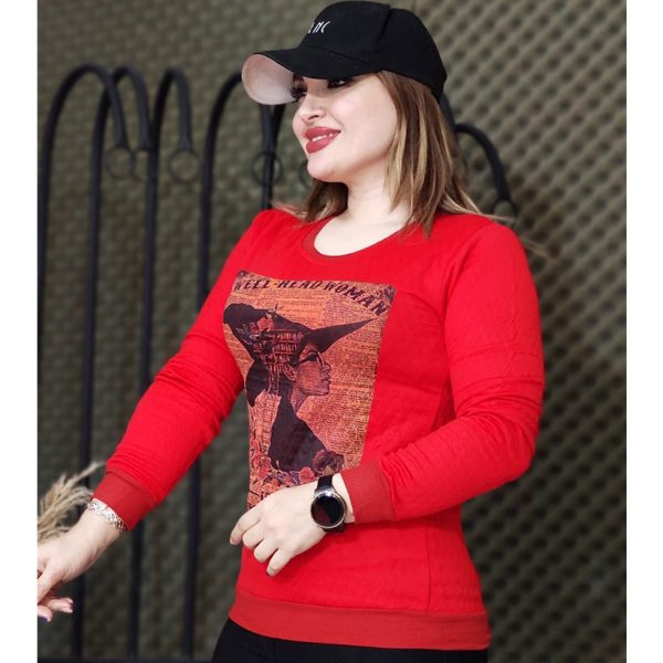 بلوز آستین بلند چاپ جادوگر -