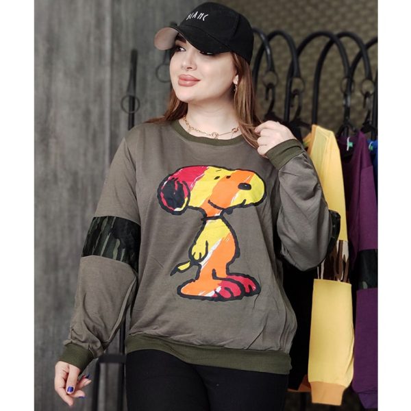 بلوز دورس اسنوپی آستین چریکی - مانتو پاتریس رشت