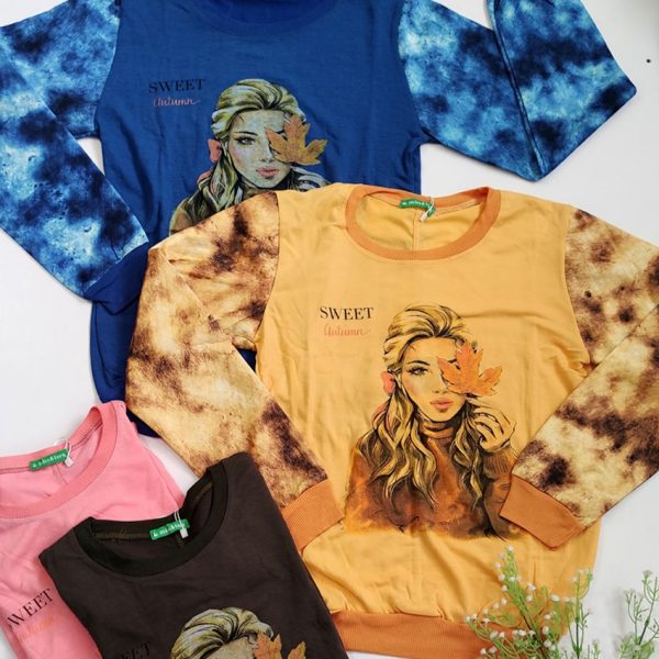 بلوز آستین آبرنگی دختر - مانتو پاتریس رشت