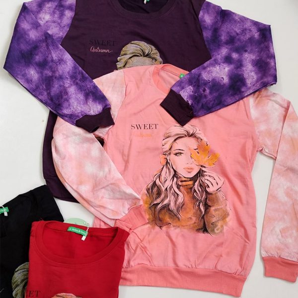 بلوز آستین آبرنگی دختر - مانتو پاتریس رشت