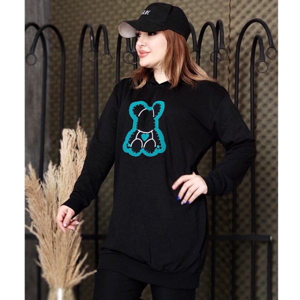 هودی دورس گلدوزی خرس - مانتو پاتریس رشت