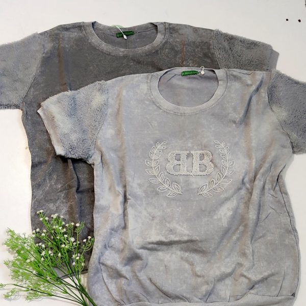 تیشرت آستین خز سنگشور